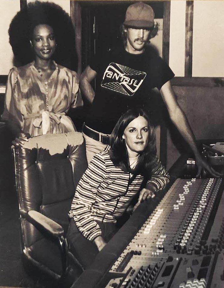 Tom Holloway, Marsha Radcliffe and unknown person at TK